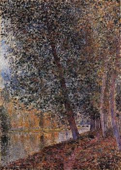 Alfred Sisley : Banks of the Loing, Autumn